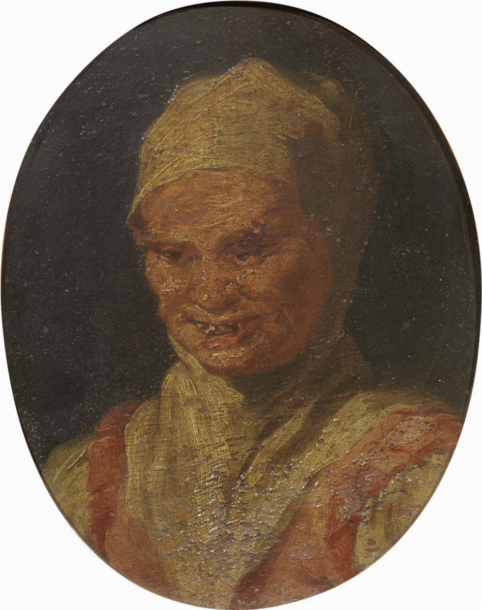 Scuola Lombarda del XVII Secolo - «ritratto di Vecchia» e «ritratto di Vecchio»