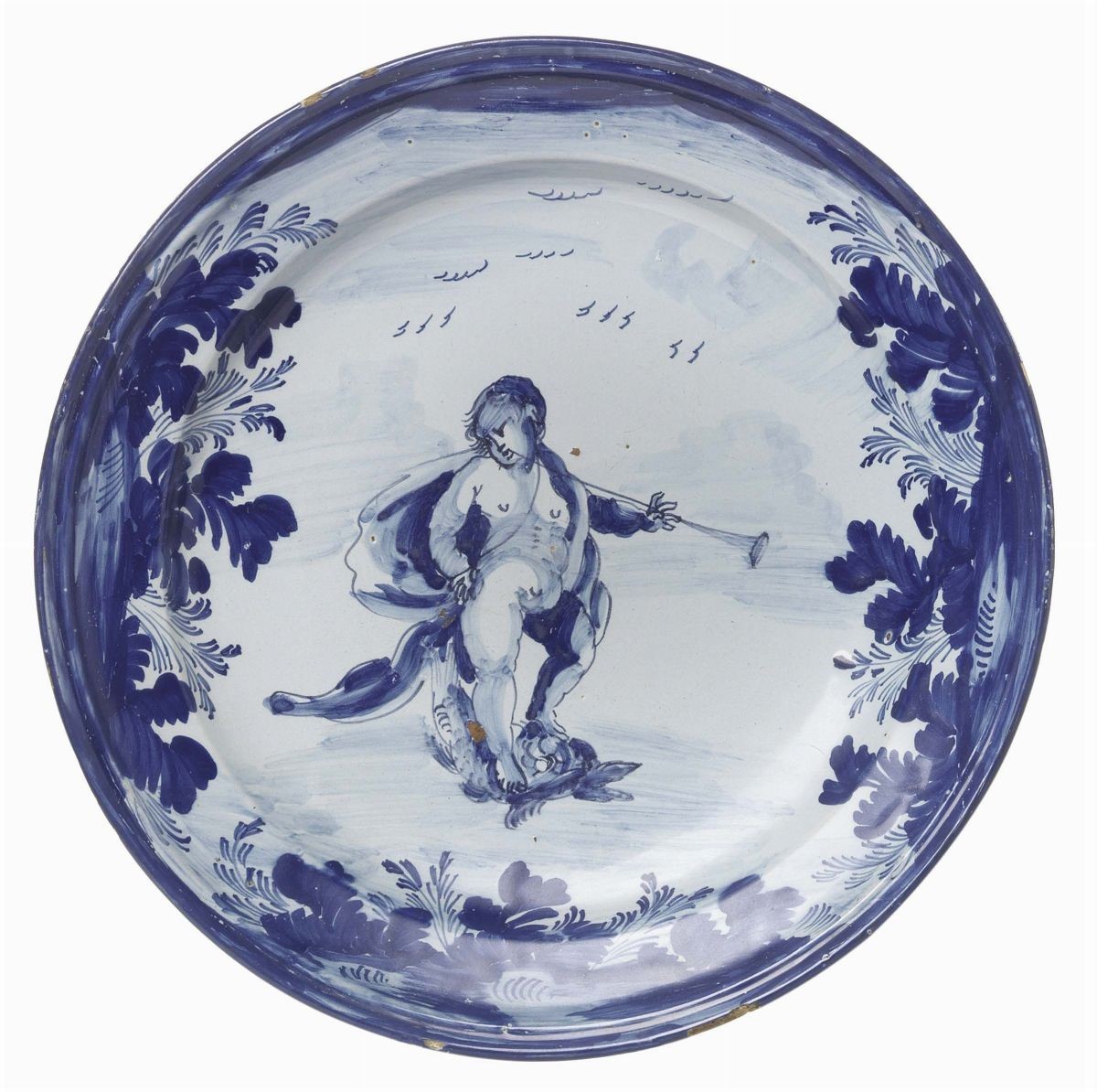 Coppia di Piatti in Maiolica