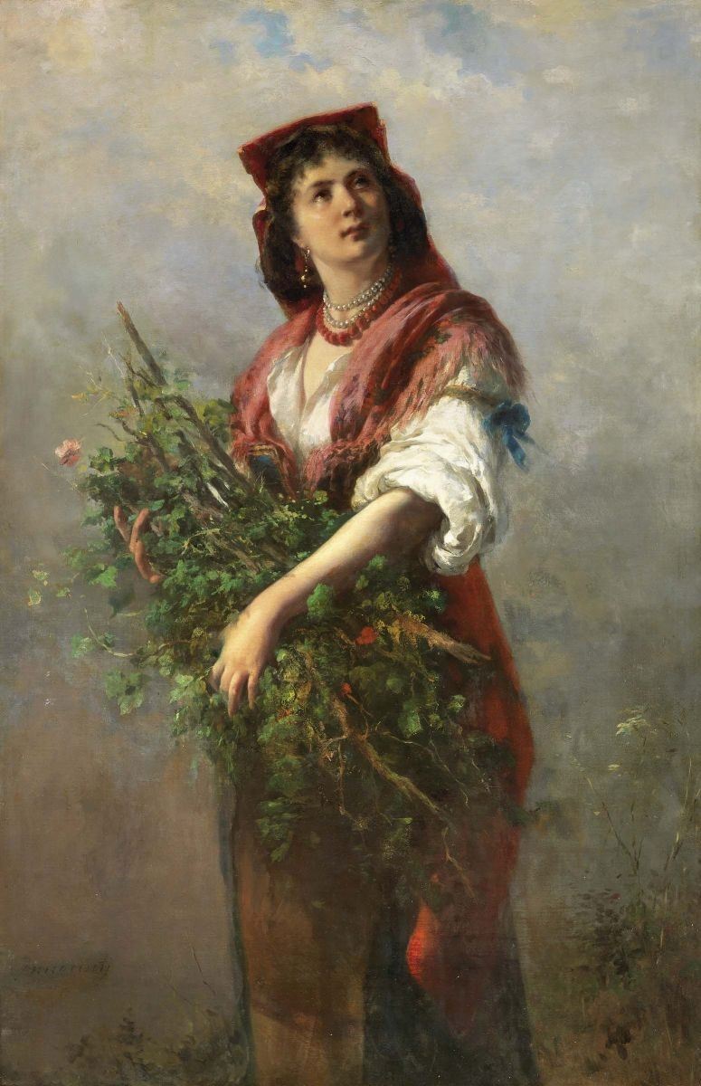 Guglielmo Innocenti - Ritratto di Contadina Ciociara