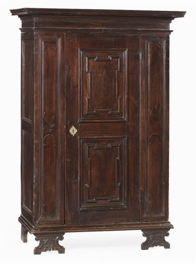 Armadio in Legno di Noce a un'anta
