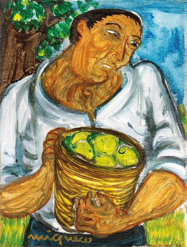 Giuseppe Migneco - Raccoglitore di limoni