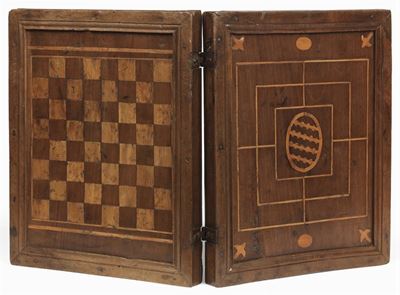 Scatola Tric-trac in Legno Intarsiato