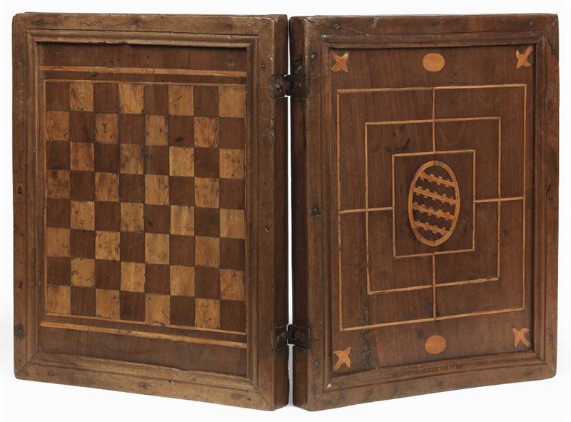 Scatola Tric-trac in Legno Intarsiato