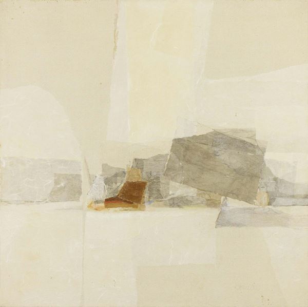 Kenzo Okada : Senza titolo  (1954)  - Olio e tecnica mista su tela - Asta Arte Contemporanea - Casa d'aste Farsettiarte