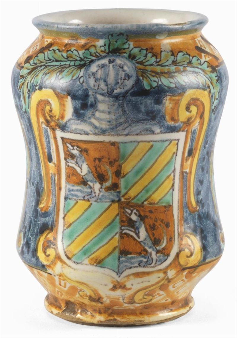 Albarello in Maiolica Policroma
