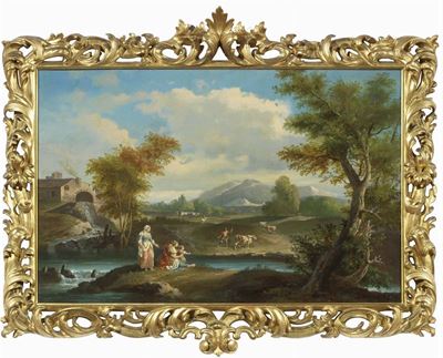 Paesaggio Pastorale con Figure