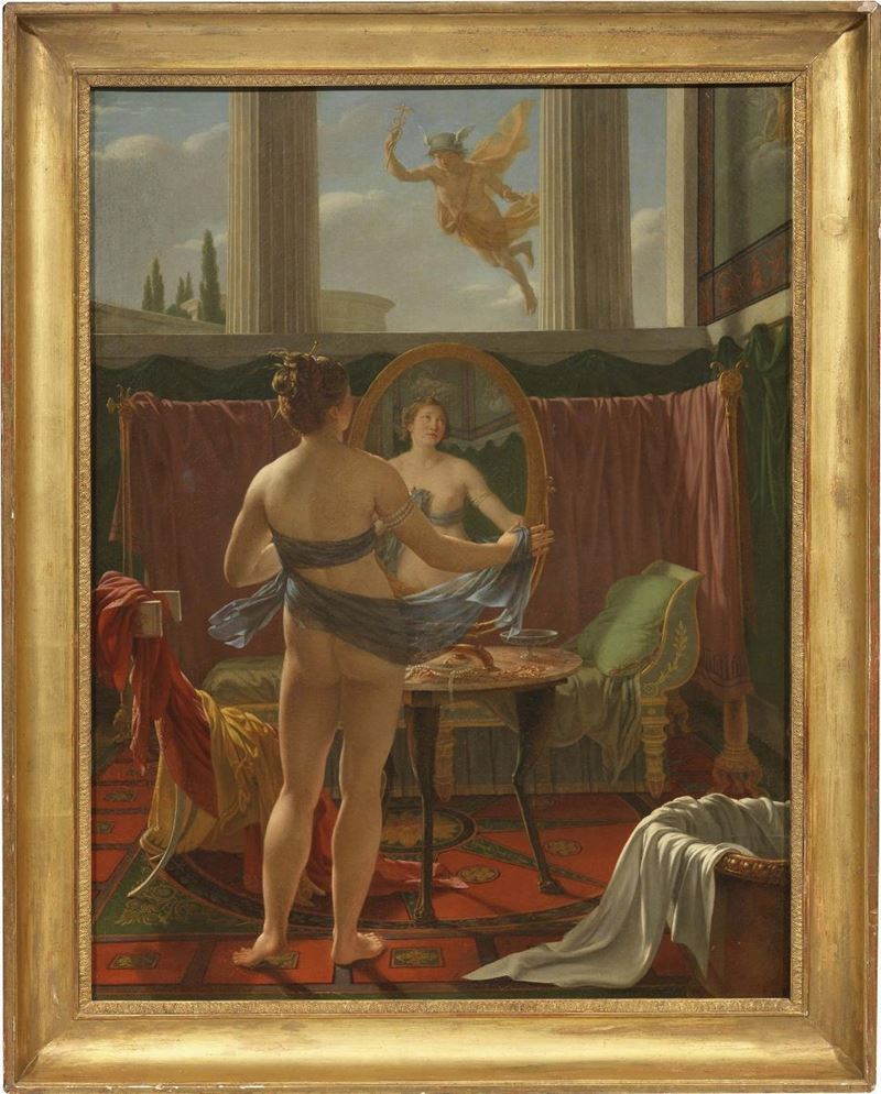 Augustine Louis Belle - La Figlia di Cleope al Bagno All'arrivo di Mercurio