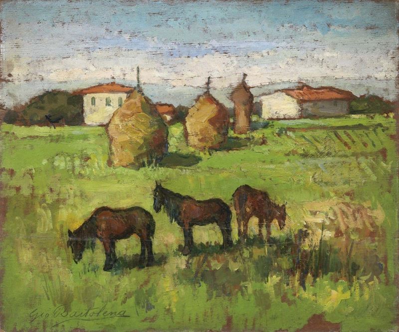 Giovanni Bartolena - Estate nella Campagna Livornese