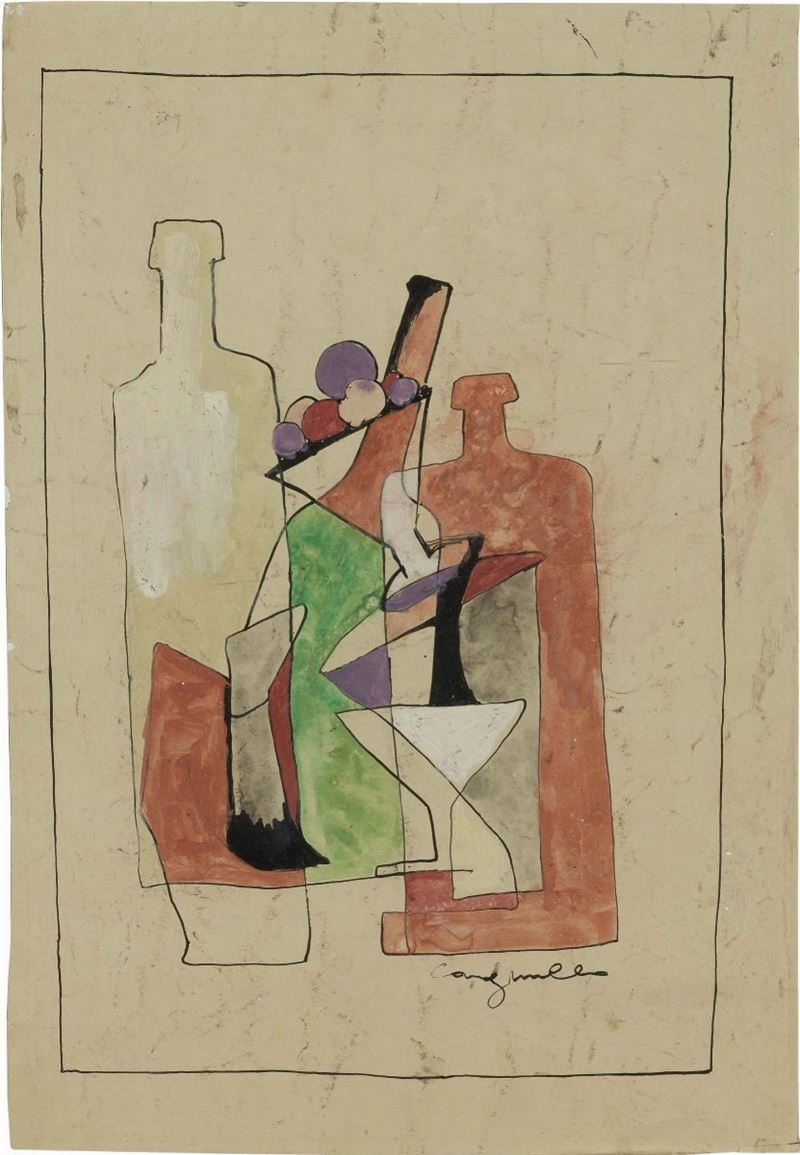 Francesco Cangiullo - Due Disegni