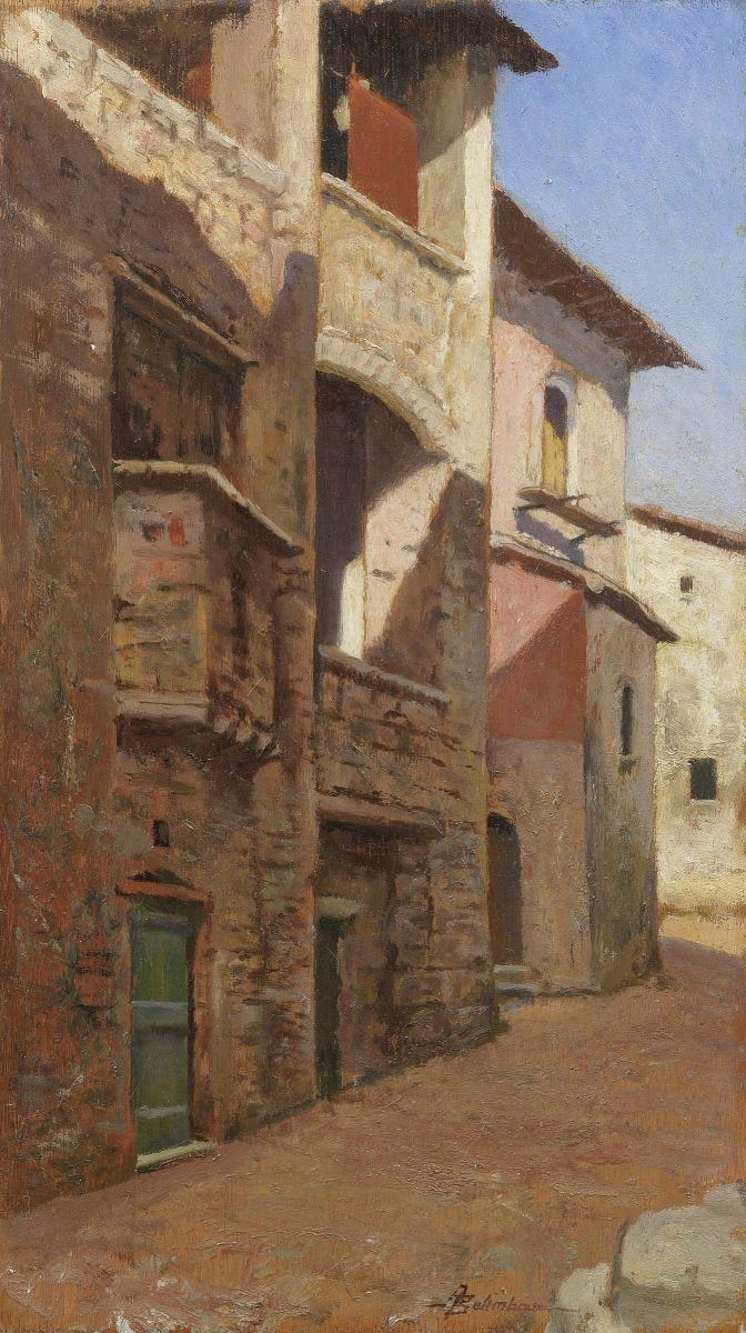 Adolfo Belimbau - Scorcio di Paese
