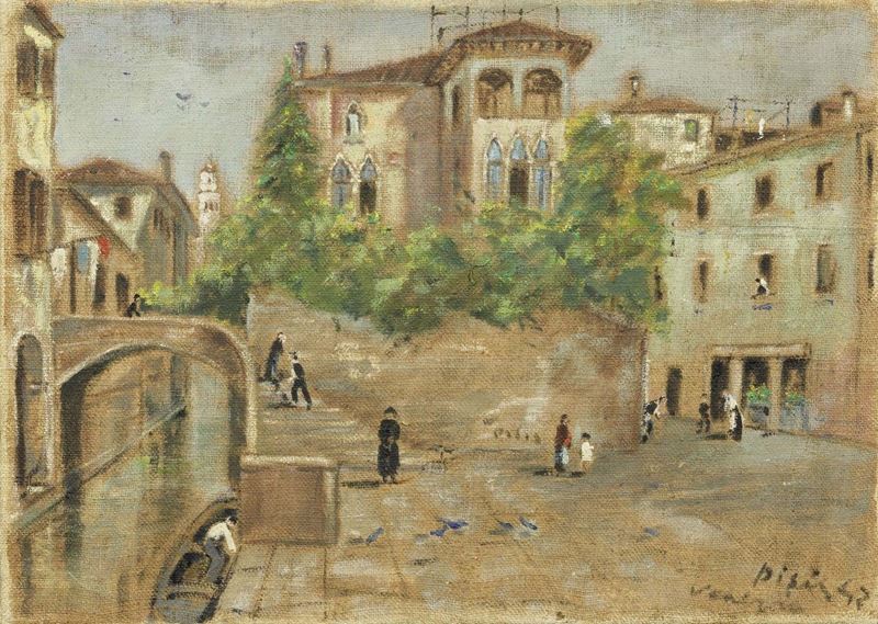Filippo De Pisis - Rio della Torricella