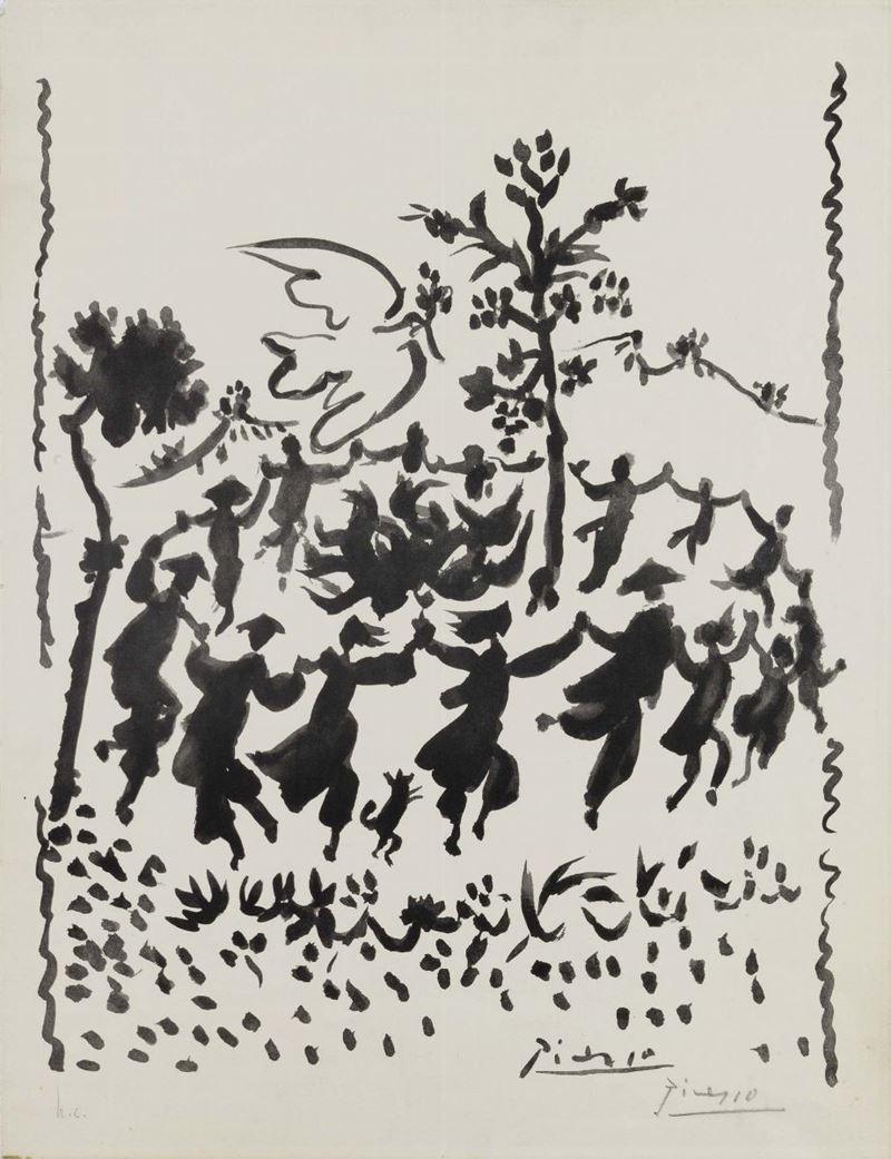 Pablo Picasso (D'après) - Due Grafiche