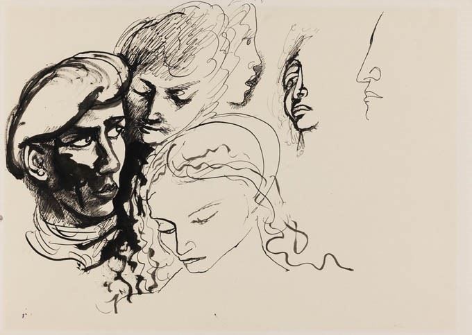 Renato Guttuso - Volti