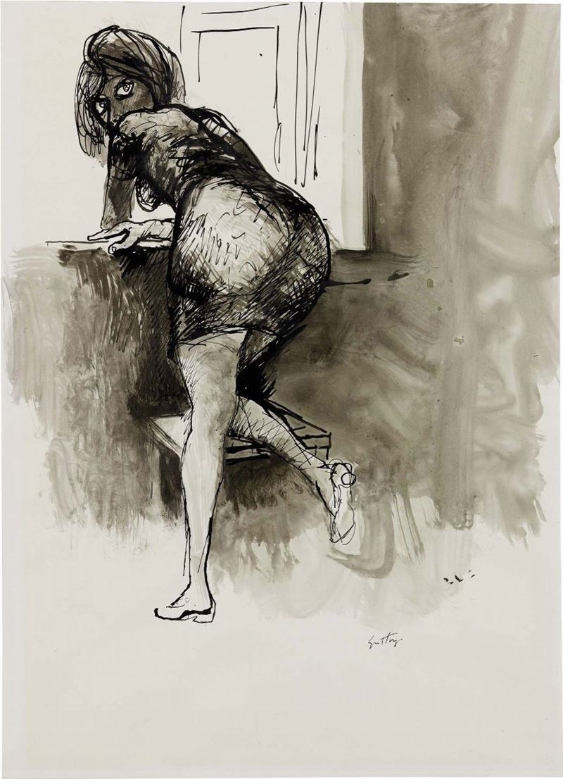 Renato Guttuso - Donna alla Finestra