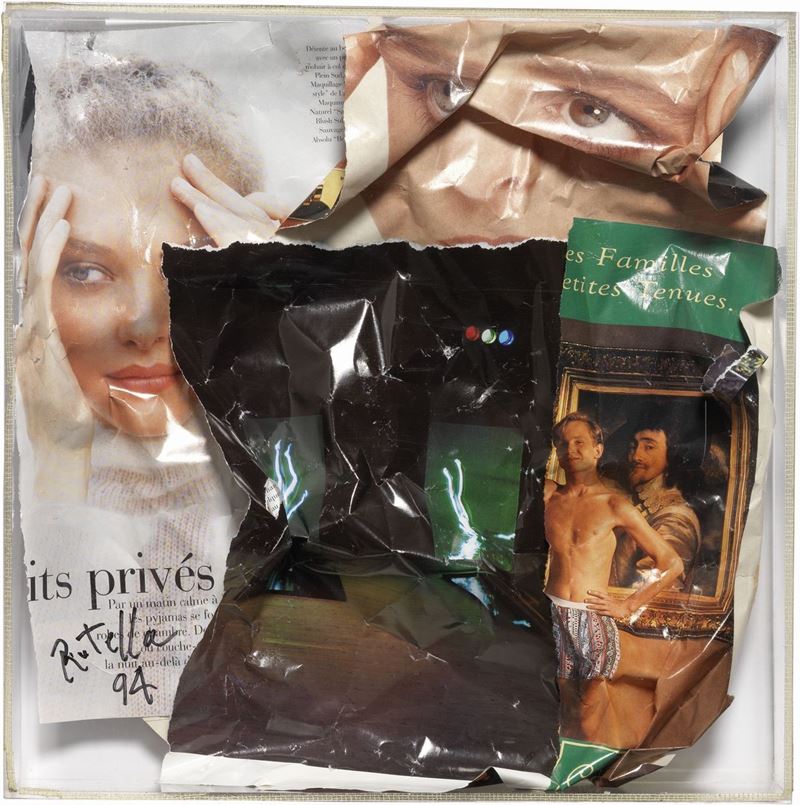 Mimmo Rotella - Senza Titolo