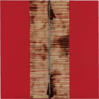 Dessin De Feu Sur Table Rouge
