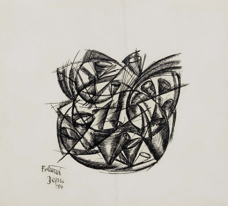 Fortunato Depero - Trottole Giroplastiche