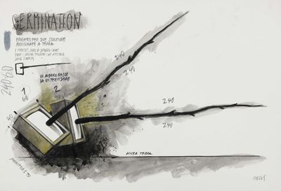 Germination. Progetto per Due Sculture Avvicinate a Terra