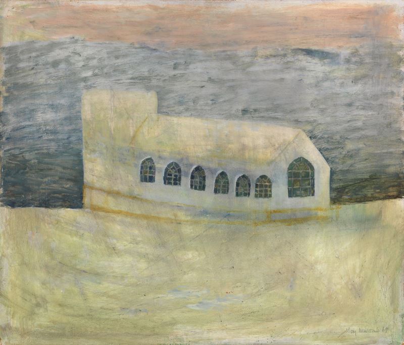 Mary Newcomb - Church On The Edge Of The Valley