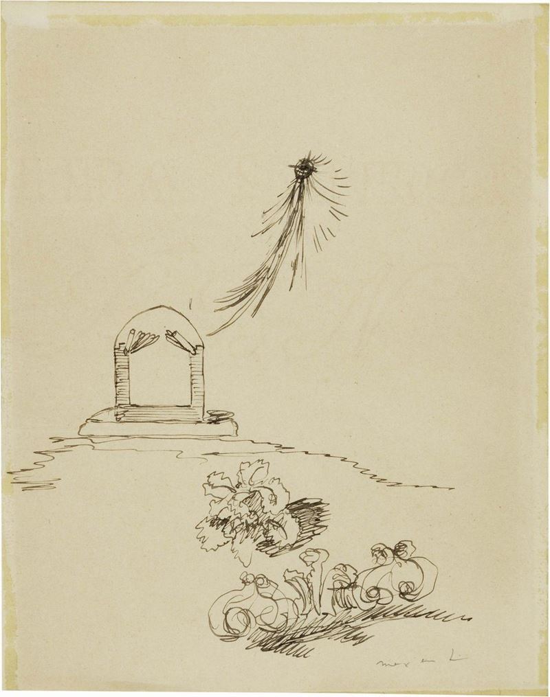 Max Ernst - Cométe Et Fleurs
