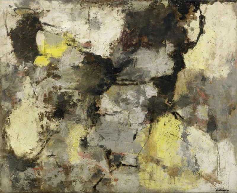 Giuseppe Santomaso - Gialli e Neri di Spagna N. 2