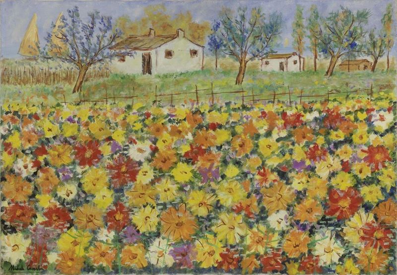 Michele Cascella - Paesaggio Abruzzese