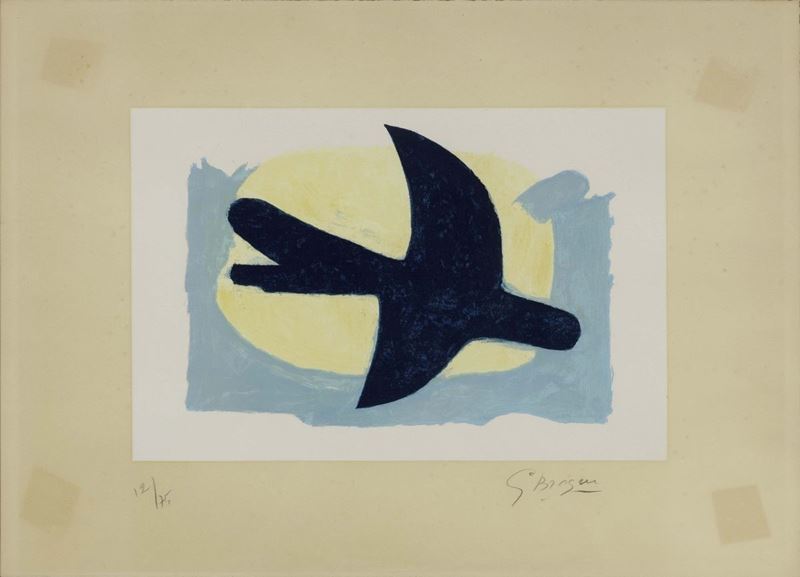 Georges Braque - Uccello Blu e Giallo