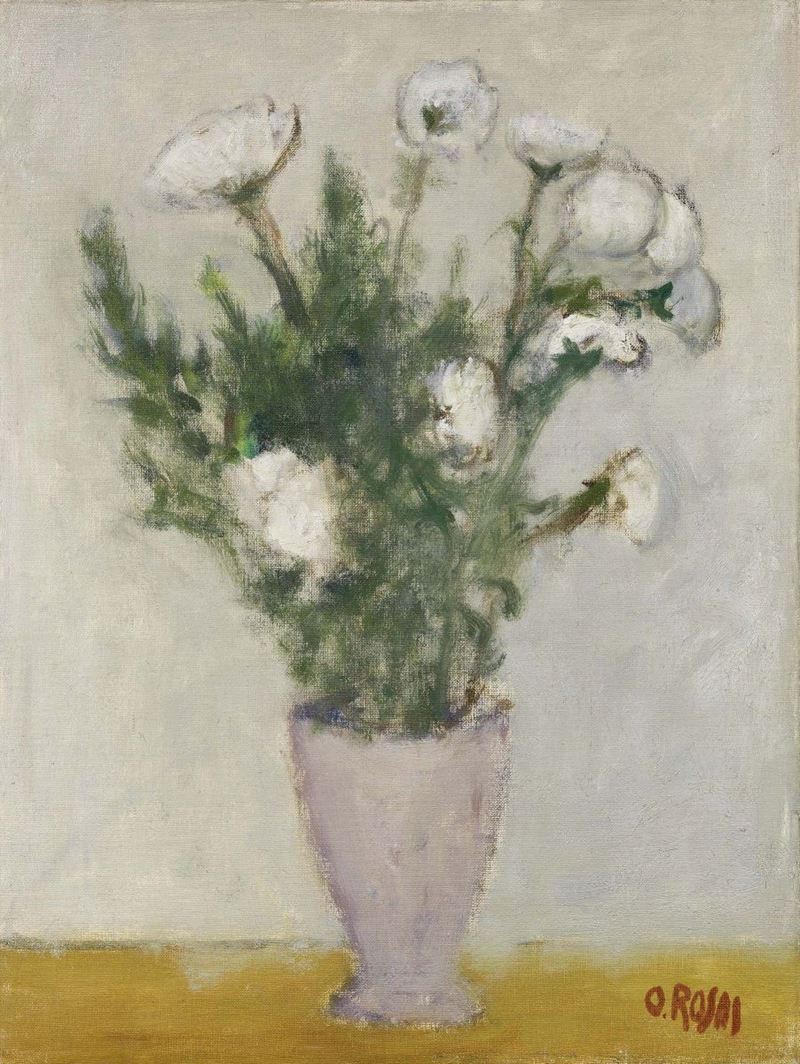 Ottone Rosai - Fiori Bianchi