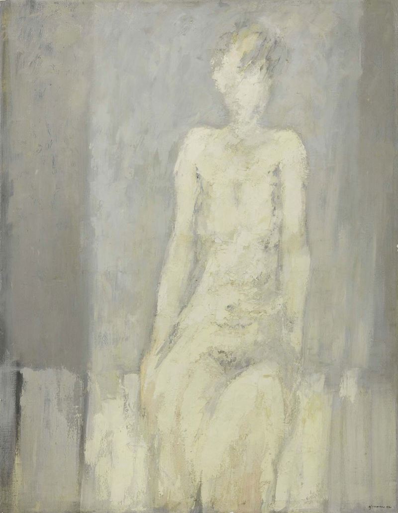 Giuseppe Ajmone - Nudo Bianco
