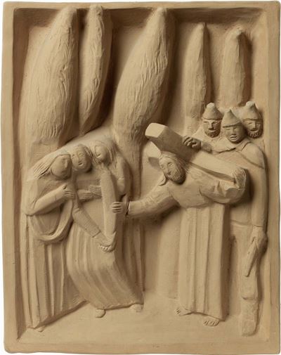 Via Crucis III, L'incontro con le Pie Donne