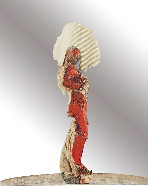 Michelangelo Pistoletto : Arlecchino  (1981)  - Serigrafia su acciaio inox lucidato a specchio, es. 7/8 - Auction Contemporary Art - I - Casa d'aste Farsettiarte