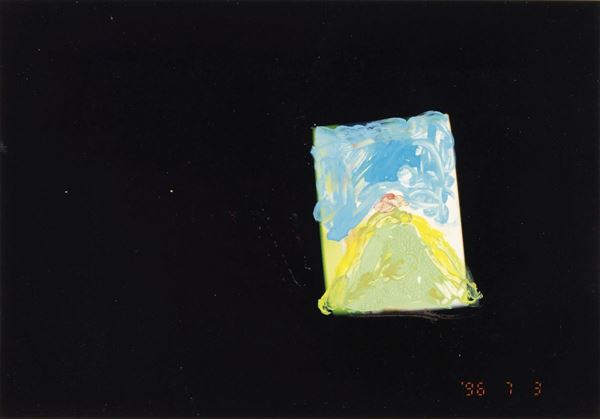 Mario Schifano : Senza titolo  (1990-97)  - Tecnica mista su fotografia - Auction CONTEMPORARY ART - I - Casa d'aste Farsettiarte