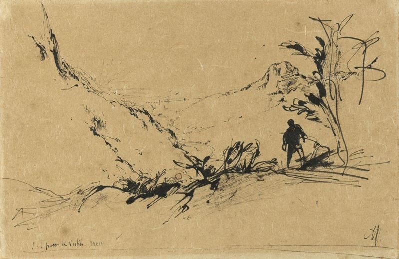 Pietro Annigoni - Sul Passo del Vestito