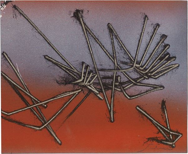 Emilio Scanavino : Apparizione segnica  (1985)  - Olio su tela tesa su tavola - Auction CONTEMPORARY ART - I - Casa d'aste Farsettiarte