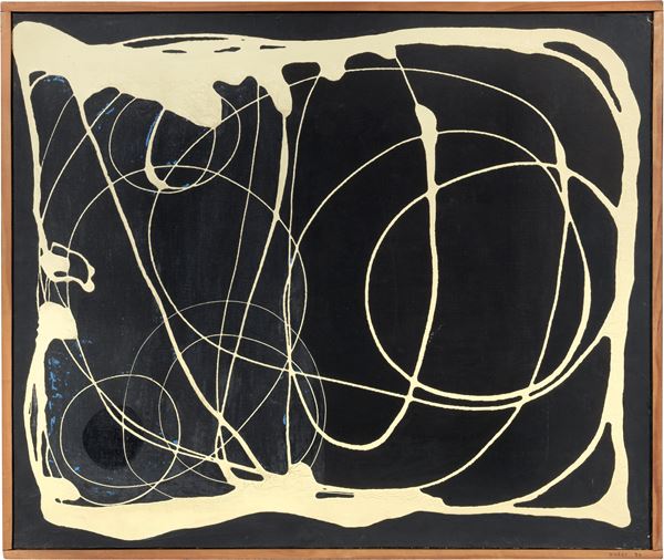 Alberto Burri : Piccolo sorcio  (1950)  - Olio e vinavil su tela - Auction MODERN ART - II - Casa d'aste Farsettiarte