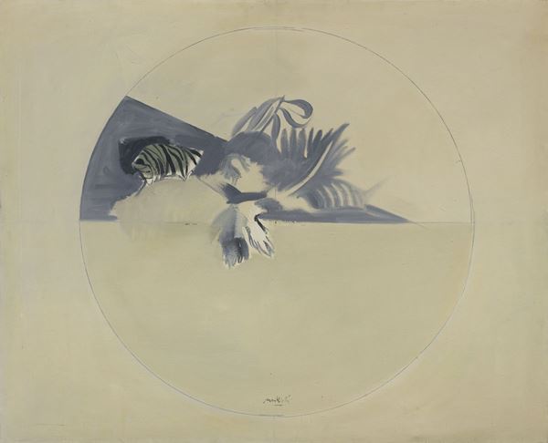 Carlo Mattioli : Dal Cestino del Caravaggio  (1968)  - Olio su tela - Auction CONTEMPORARY ART - I - Casa d'aste Farsettiarte