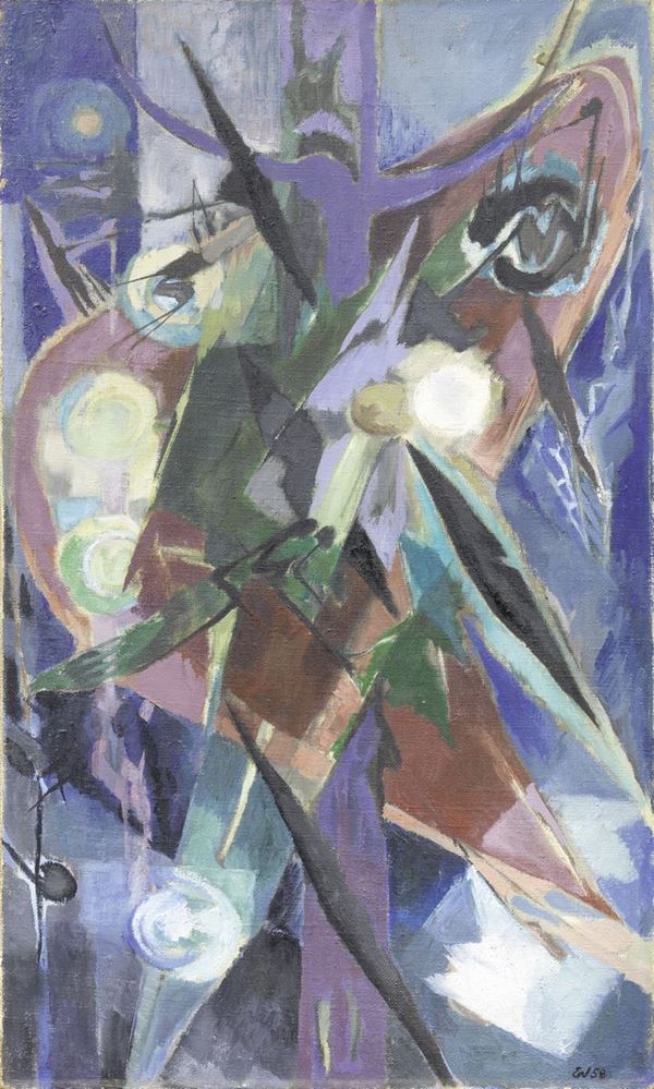 Ernst Weiers : Notte di giugno  (1958)  - Olio su tela - Auction CONTEMPORARY ART - I - Casa d'aste Farsettiarte