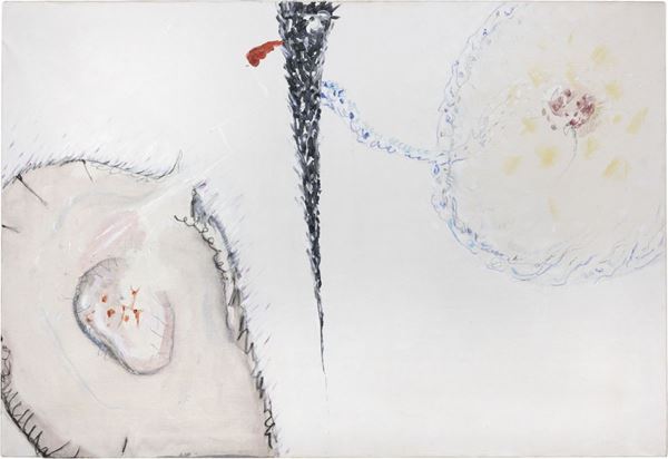Mario Raciti : Senza titolo  (1968)  - Olio e tecnica mista su tela - Auction CONTEMPORARY ART - I - Casa d'aste Farsettiarte