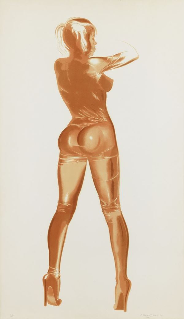 Allen Jones : Sugar  (1970)  - Litografia a colori, es. 33/75 - Auction CONTEMPORARY ART - I - Casa d'aste Farsettiarte