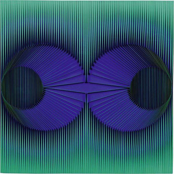 Alberto Biasi : Dinamica visiva  (1972)  - Rilievo in pvc su tela - Auction CONTEMPORARY ART - I - Casa d'aste Farsettiarte
