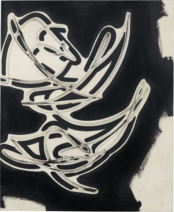 Gianni Asdrubali : Senza titolo  (1993)  - Olio su tela - Auction CONTEMPORARY ART - I - Casa d'aste Farsettiarte