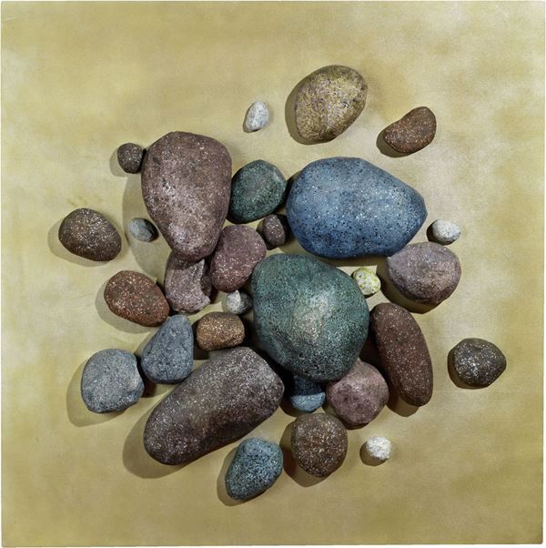 Piero Gilardi : Oro e pietre  (1998)  - Poliuretano espanso su tavola - Auction CONTEMPORARY ART - I - Casa d'aste Farsettiarte