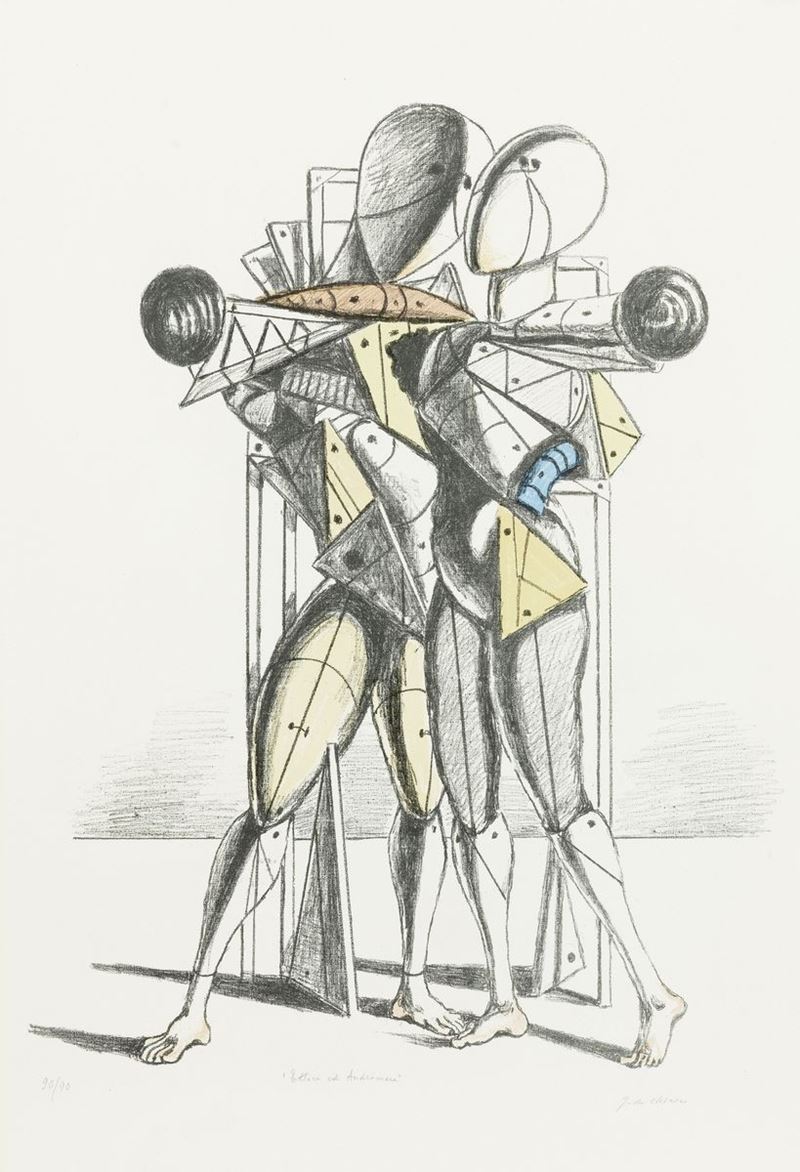 Giorgio De Chirico - Ettore e Andromaca