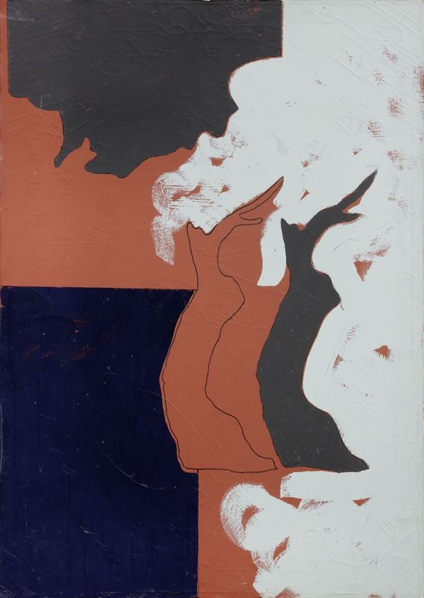 Tano Festa : Senza titolo  (fine anni Settanta (1978-79))  - Acrilico e smalto su tela - Auction CONTEMPORARY ART - I - Casa d'aste Farsettiarte