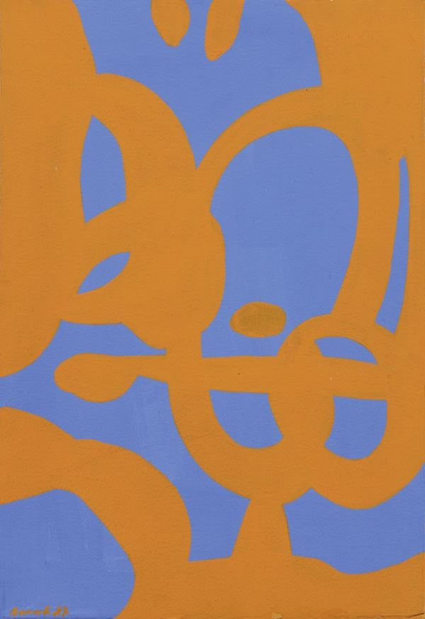 Carla Accardi : Senza titolo  (1987)  - Tempera su cartoncino applicato su tela - Auction CONTEMPORARY ART - I - Casa d'aste Farsettiarte