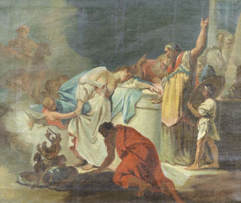 Ignoto del XIX Secolo - Sacrificio di Ifigenia