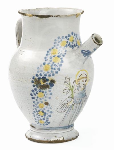 Orciuolo in Maiolica Policroma