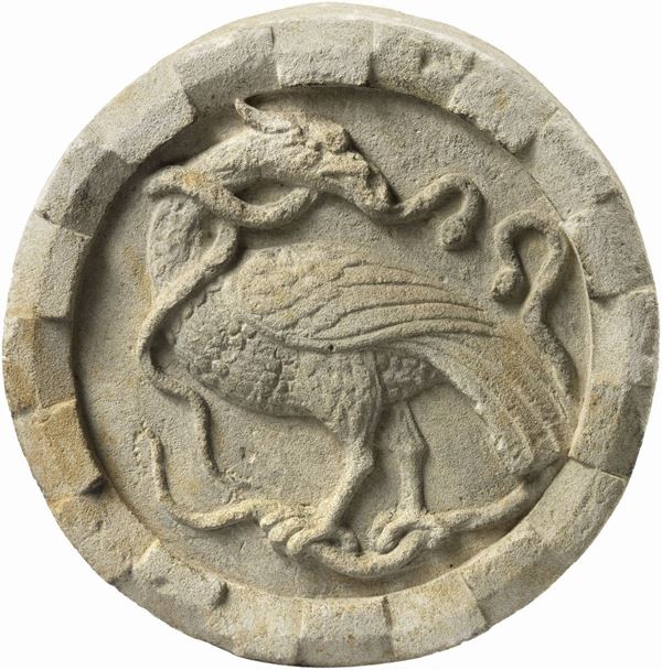 Scultura tonda in pietra di Vicenza  - Auction IMPORTANT OLD MASTERS PAINTINGS - I - Casa d'aste Farsettiarte