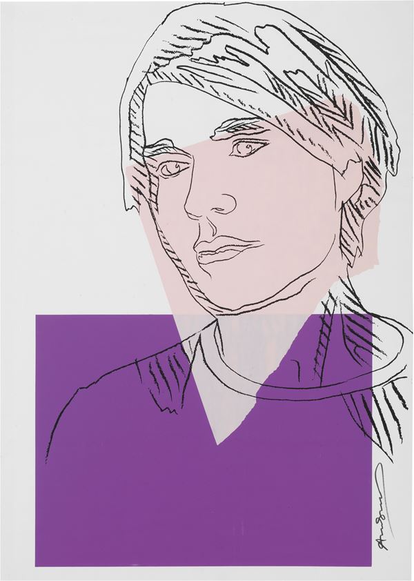 Andy Warhol : Self Portrait  (1978)  - Serigrafia su carta da parati - Auction CONTEMPORARY ART - I - Casa d'aste Farsettiarte