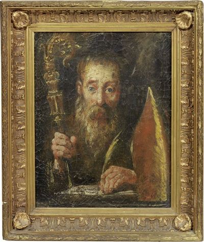 Sant'agostino con Pastorale e Mitria